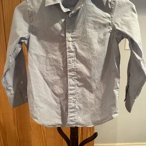 Boys, blue Crewcuts dress shirt